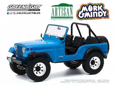 Mork & Mindy Diecast Model 1/18 1972 Jeep CJ-5