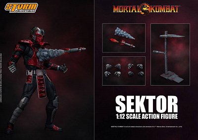 Mortal Kombat Action Figure 1/12 Sektor 18 cm