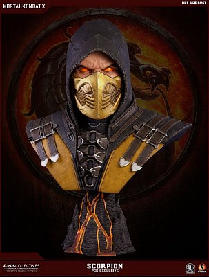 Mortal Kombat X Bust 1/1 Scorpion Hellfire Exclusive 76 cm