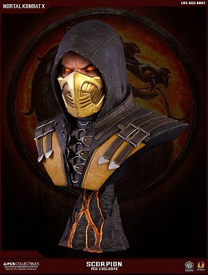 Mortal Kombat X Bust 1/1 Scorpion Hellfire Exclusive 76 cm