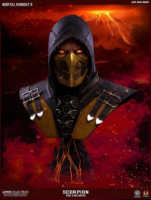 Mortal Kombat X Bust 1/1 Scorpion Hellfire Exclusive 76 cm