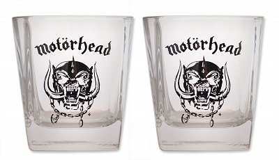 Motorhead Whiskey Shot Glasses 2-Pack --- DAMAGED PACKAGING