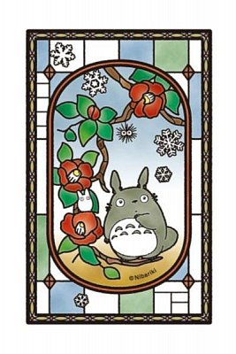 My Neighbor Totoro Art Crystal Jigsaw Puzzle Blooming Camellia