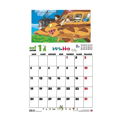 My Neighbor Totoro Calendar 2021 *French Version*