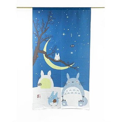 My Neighbor Totoro Japanese Curtain Totoro Winter Sky