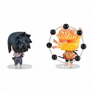 Naruto Chimimega Buddy Series Figure 2-Pack Naruto & Sasuke Set 7 cm