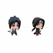 Naruto Chimimega Buddy Series Figure 2-Pack Sasuke Uchiha & Itachi Set 7 cm