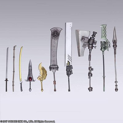 NieR Automata Bring Arts Weapon Collection 10-Pack --- DAMAGED PACKAGING