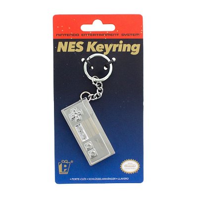 Nintendo 3D Metal Keychain NES Controller 6 cm
