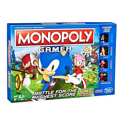 Nintendo Board Game Monopoly Gamer Sonic the Hedgehog Edition *English Version*