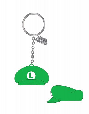 Nintendo Rubber Keychain Luigi Hat 7 cm