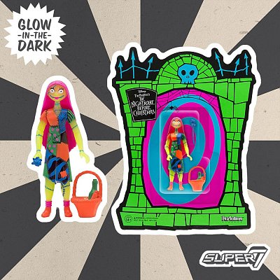 Předvánoční noční můra akční figurka Sally GITD (SDCC 2020) 10 cm