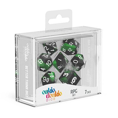 Oakie Doakie Dice RPG Set Glow in the Dark - Biohazard (7)