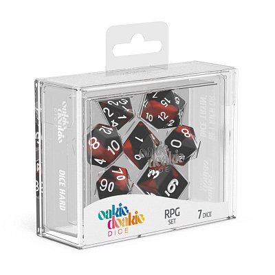 Oakie Doakie Dice RPG Set Glow in the Dark - Lava (7)