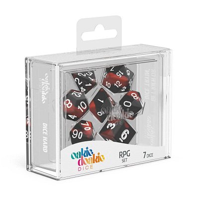 Oakie Doakie Dice RPG Set Glow in the Dark - Lava (7)