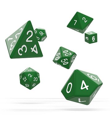 Oakie Doakie Dice RPG Set Solid - White (7)