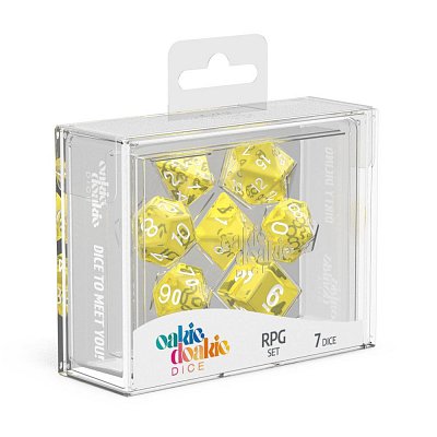 Oakie Doakie Dice RPG Set Translucent - Yellow (7)