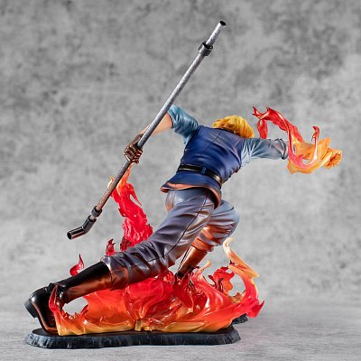 One Piece Excellent Model P.O.P. PVC Statue Sabo Fire Fist Inheritance Limited Edition 15 cm