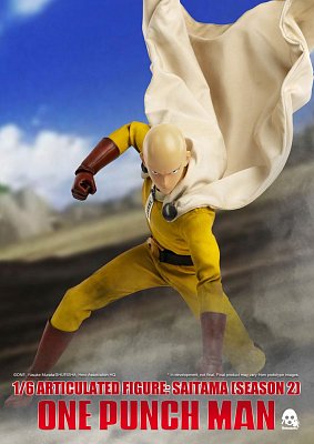 One Punch Man Action Figure 1/6 Saitama (Season 2) 30 cm