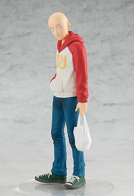 One Punch Man Pop Up Parade PVC Statue Saitama Oppai Hoodie Ver. 17 cm
