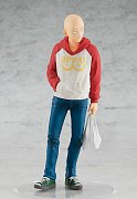 One Punch Man Pop Up Parade PVC Statue Saitama Oppai Hoodie Ver. 17 cm