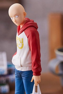 One Punch Man Pop Up Parade PVC Statue Saitama Oppai Hoodie Ver. 17 cm