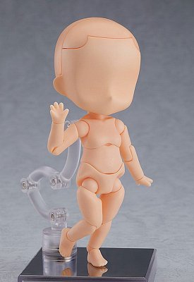 Original Character Nendoroid Doll Customizable Head for Nendoroid Doll Action Figures (Peach)