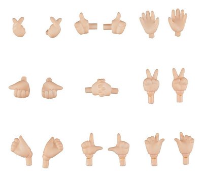 Originální díly pro figurky panenek Nendoroid Hand Parts Set 02 (Almond Milk)