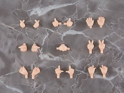 Originální díly postaviček pro figurky Nendoroid Hand Parts Set 02 (Cream)