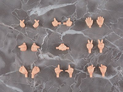 Originální díly pro figurky panenek Nendoroid Hand Parts Set 02 (Peach)