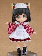 Originální charakterové díly pro figurky Nendoroid Doll Outfit Set Japanese-Style Maid Pink