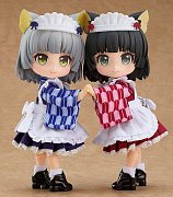 Originální charakterové díly pro figurky Nendoroid Doll Outfit Set Japanese-Style Maid Pink