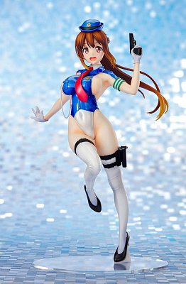 Original Character Thigt Works Series PVC Statue Job1: Cop Asahi Sakurada 25 cm - Poškozený obal