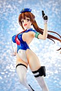 Original Character Thigt Works Series PVC Statue Job1: Cop Asahi Sakurada 25 cm - Poškozený obal