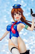 Original Character Thigt Works Series PVC Statue Job1: Cop Asahi Sakurada 25 cm - Poškozený obal