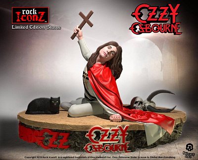 Ozzy Osbourne Rock Iconz Statue 1/9 Ozzy Osbourne II 16 x 23 cm --- DAMAGED PACKAGING