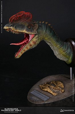 Paleontology World Museum Collection Series Bust Dilophosaurus Green Ver. 22 cm