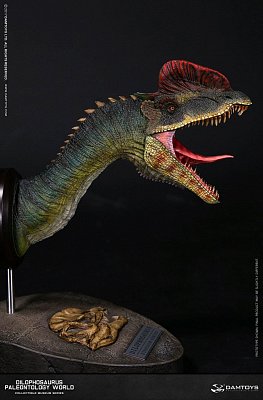 Paleontology World Museum Collection Series Bust Dilophosaurus Green Ver. 22 cm