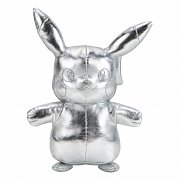 Pokémon 25. výročí Select Plyšová figurka Stříbrná verze Pikachu 30 cm