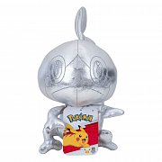 Pokémon 25. výročí Vybrané plyšové figurky Stříbrná verze 20 cm displej (6)