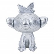 Pokémon 25. výročí Vybrané plyšové figurky Stříbrná verze 20 cm displej (6)