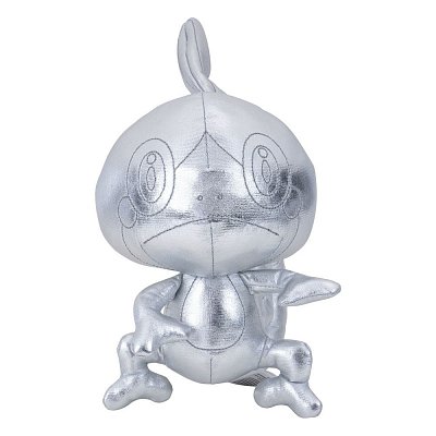 Pokémon 25. výročí Vybrané plyšové figurky Stříbrná verze 20 cm displej (6)