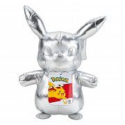 Pokémon 25. výročí Vybrané plyšové figurky Stříbrná verze 20 cm displej (6)