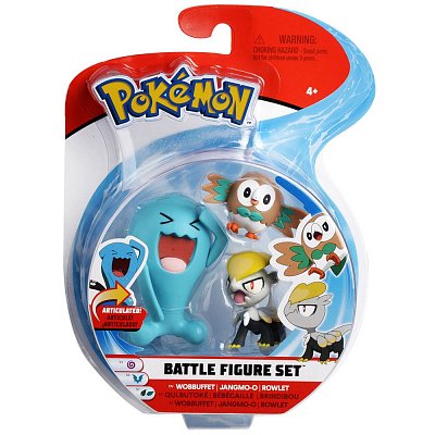 Pokémon Battle Mini Figures 3-Packs 5-7 cm Wave 1 Assortment (4)