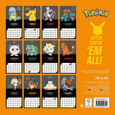 Pokemon Calendar 2020 English Version*