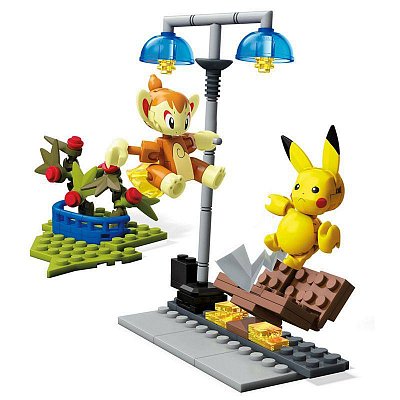 Pokémon Mega Construx Construction Set Pikachu vs. Chimchar