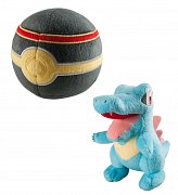 Pokemon Plush Figure Totodile with Luxury  Poke Ball 15 cm