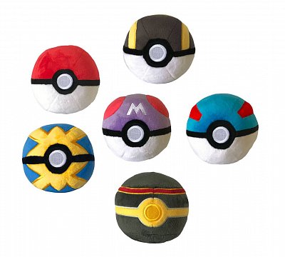 Pokémon Plush Pokéballs 7 cm Assortment (6)