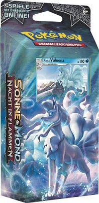 Pokemon Sonne und Mond 3 Nacht in Flammen Theme Deck Display (8) german