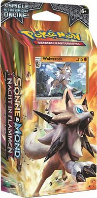 Pokemon Sonne und Mond 3 Nacht in Flammen Theme Deck Display (8) german